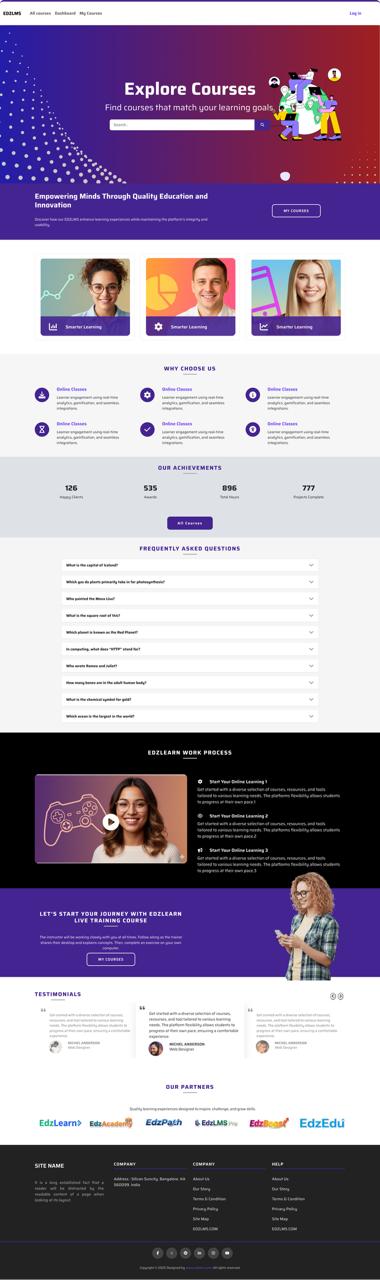 Frontpage screenshot 1